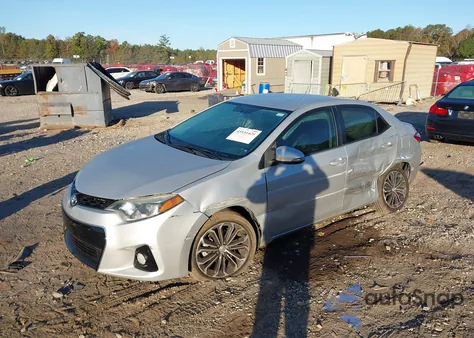2016 Toyota Corolla S Plus z USA, uszkodzony, nr VIN 5YFBURHE4GP493859